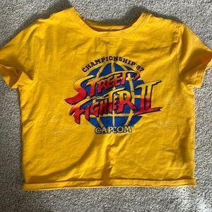 Forever21 Street fighter crop top